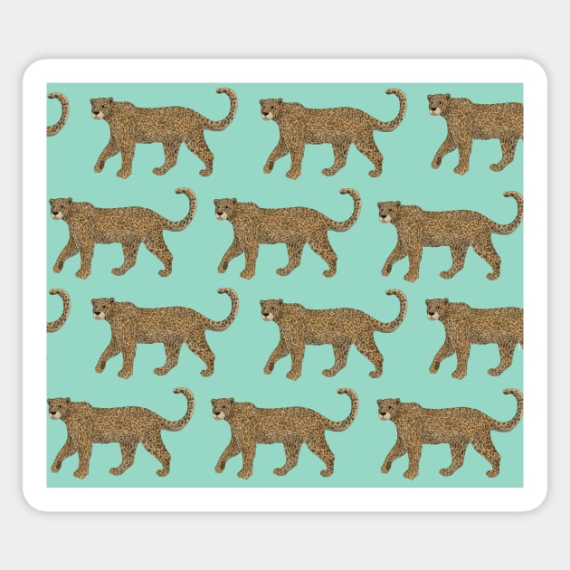 Amazing Amur leopard Sticker by ButtonandSquirt